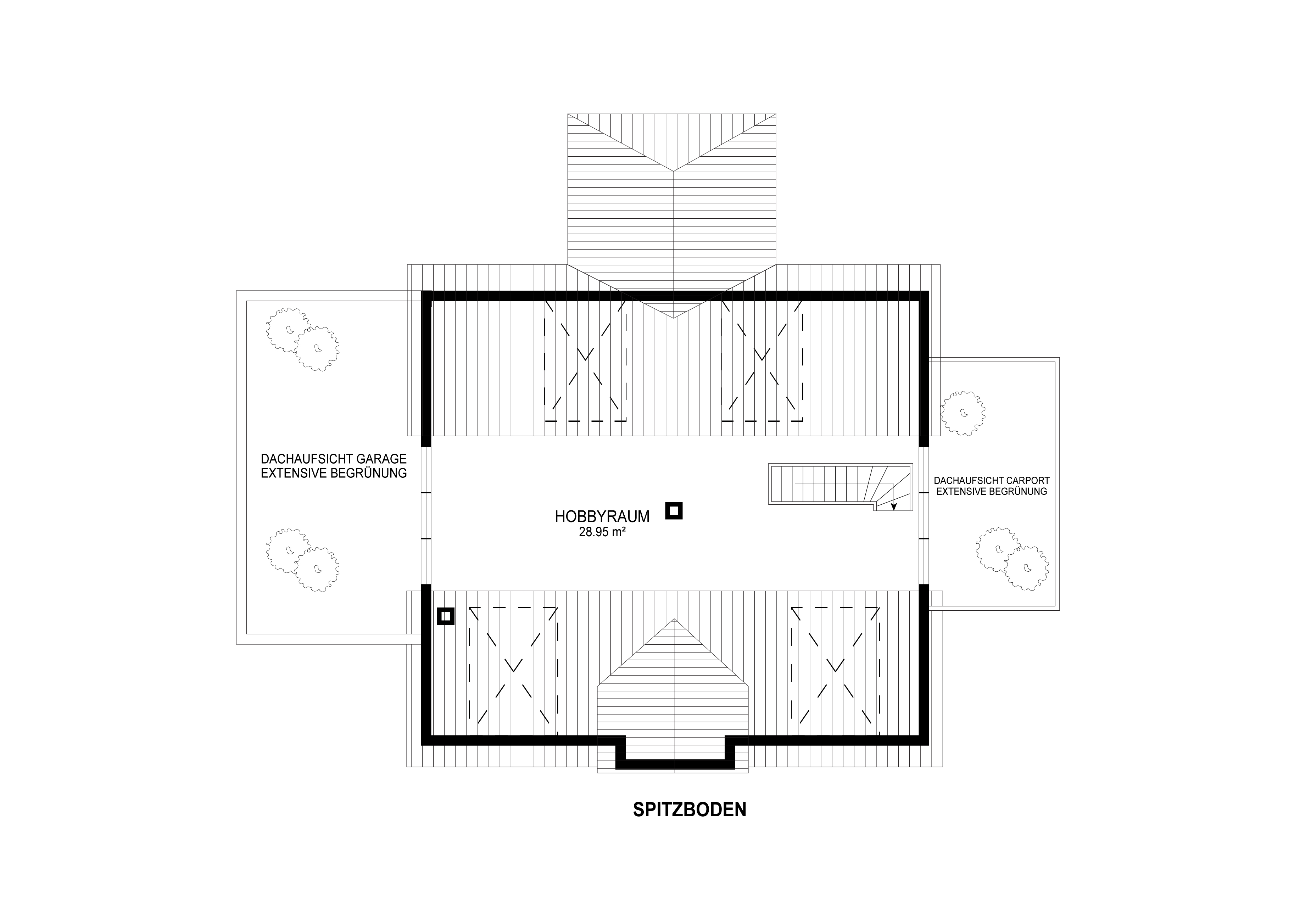 Spitzboden Grundriss